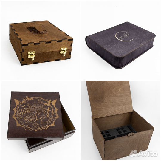 Подарочная коробка деревянная