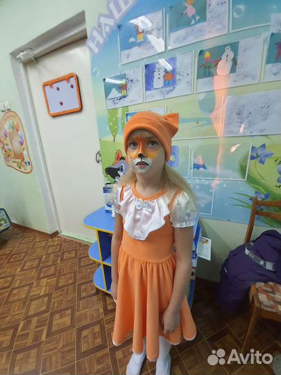 Карнавальный костюм для девочки лиса