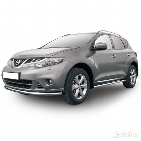 Защита переднего бампера Nissan murano (2011)