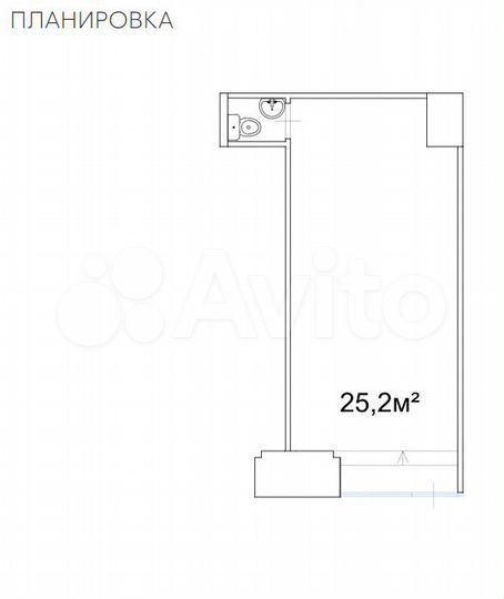 Помещение 25м2 Грузинский вал