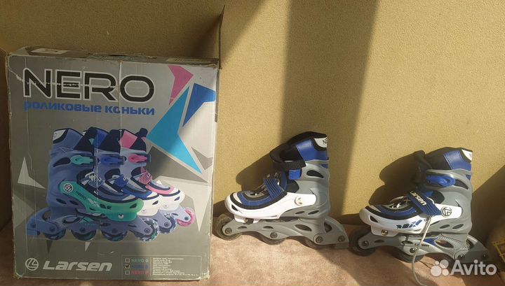 Роликовые коньки детские раздвижные