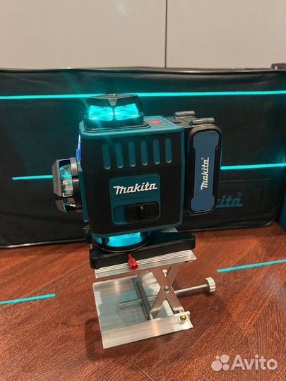 Лазерный уровень makita 4D нивелир 16 лин 6000mah