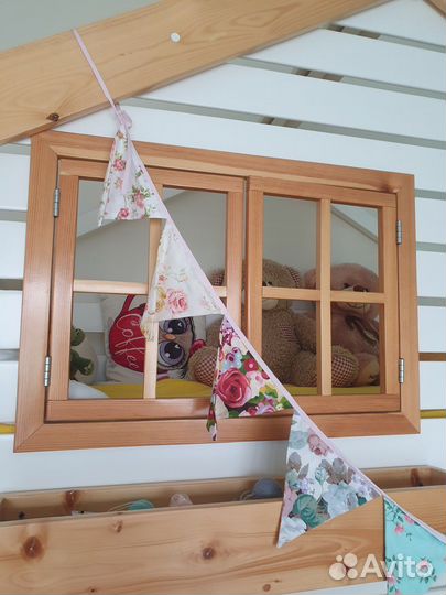 Детская кровать домик с матрасом