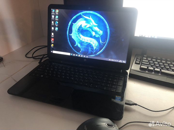 4-х ядерный Ноутбук HP 15.6