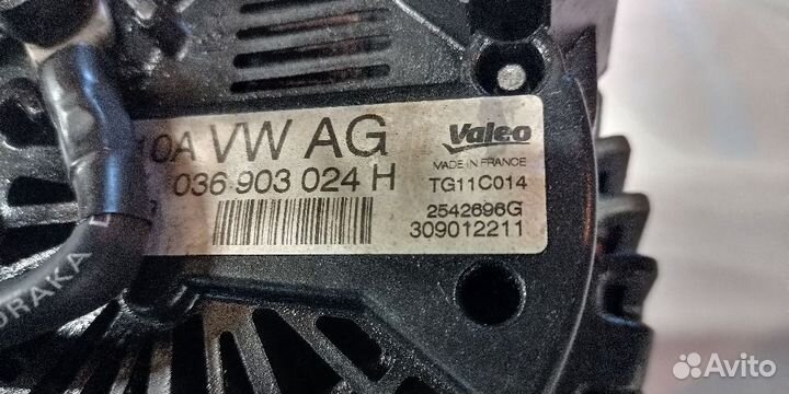 Генератор VW Golf VI 2009-2012 (036903024H) 1.4 16
