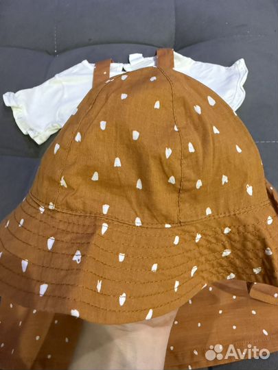 Летний костюм для девочки H&m 80