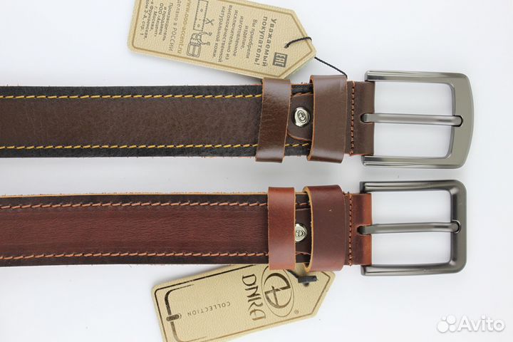 Мужской кожаный ремень dnka, 40 мм