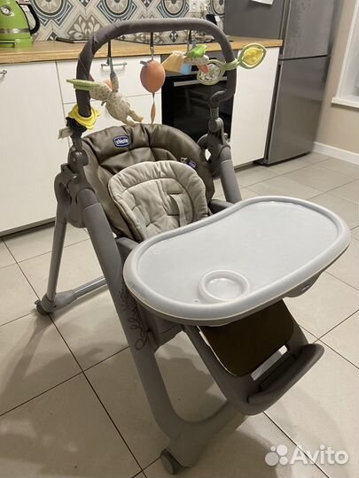 Стульчик для кормления chicco polly magic relax