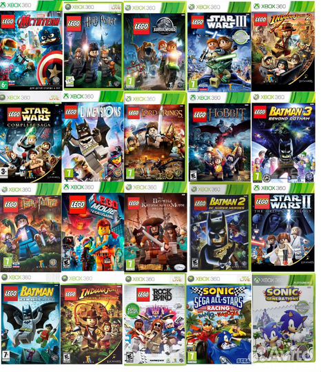 Xbox 360 игры (Аркады, детские, Kinect)