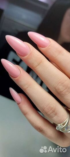 Маникюр + гель лак фиксированный price.Наращивание