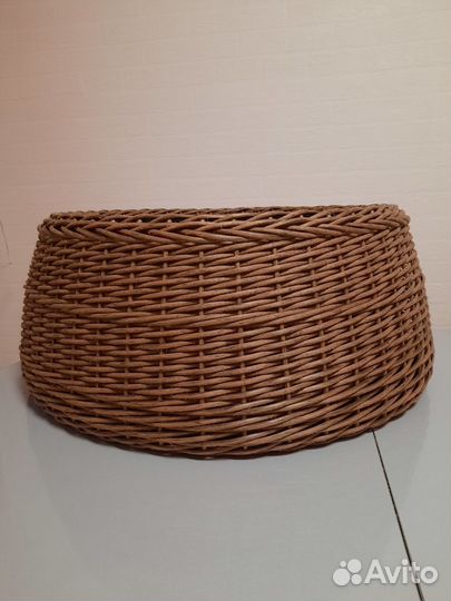 Корзина юбка для елки, клумба из ротанга