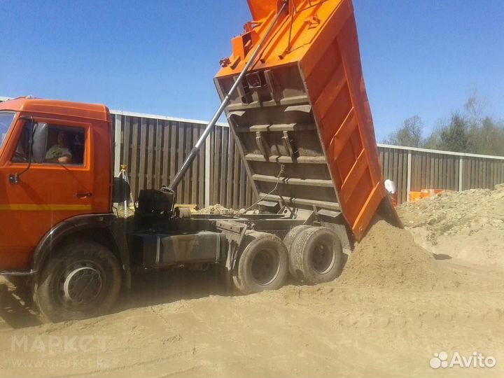 Песок щебень отсев доставка