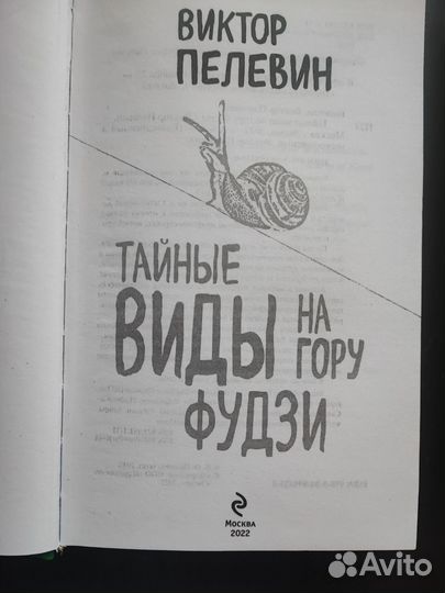 Тайные виды на гору фудзи. Виктор Пелевин