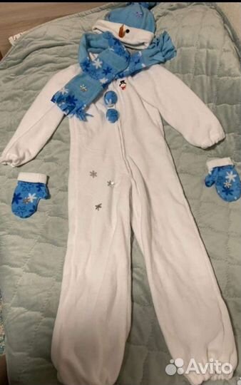 Костюм снеговика для мальчика 116