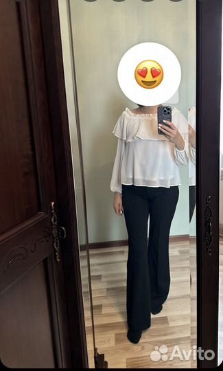 Блузка белая