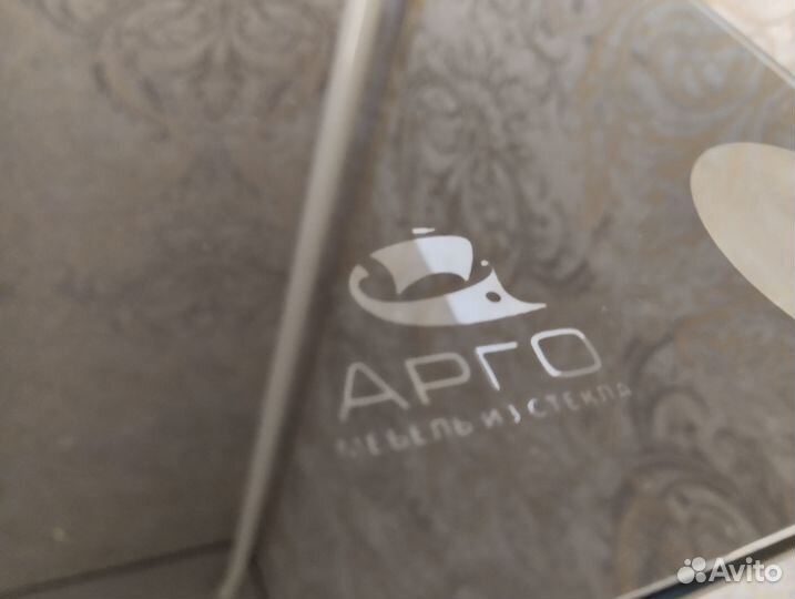 Подставка Арго стекло-сталь под тв и аппаратуру