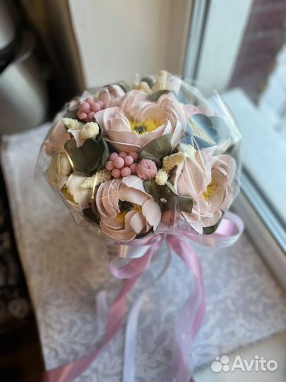 Сладкие букеты из зефира