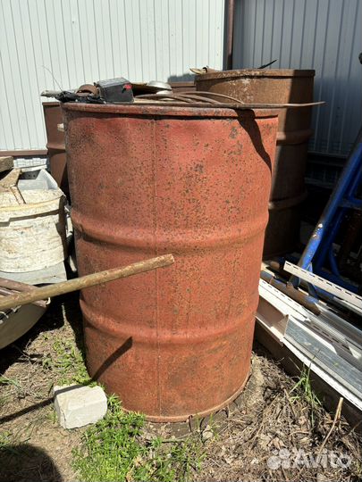 Бочка металлическая 200л толстостенная