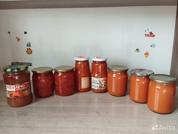 Повидло яблочное, икра кабачковая