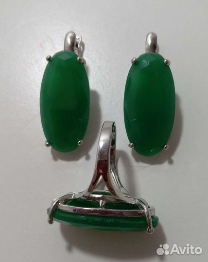 Набор кольцо и серьги