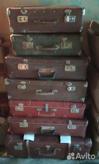 Чемоданы старинные. СССР. Винтаж. Ретро