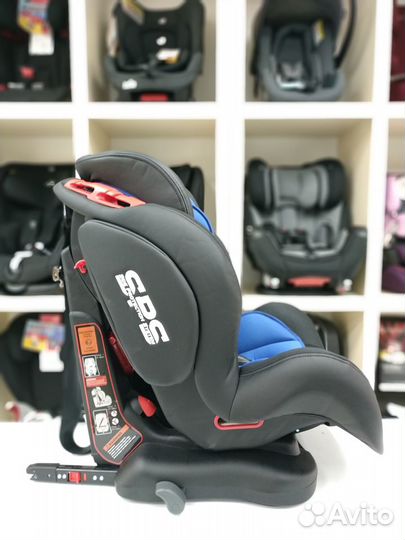 Автокресло 9-36кг изофикс LK thunder синий цвет