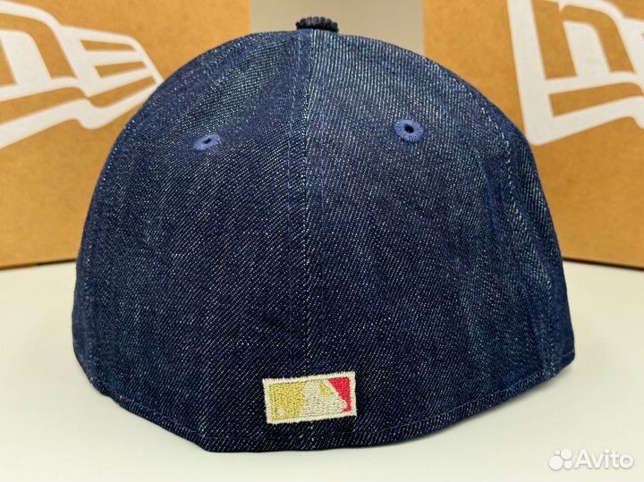 Бейсболка New Era MLB Tigers Denim/Corduroy 7 1/4