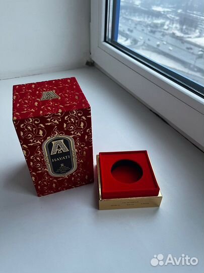 Коробка от духов hayati atar