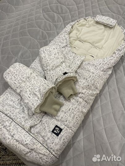 Зимний конверт в коляску