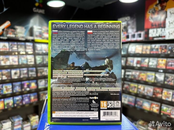 Игры для Xbox 360: Halo Reach