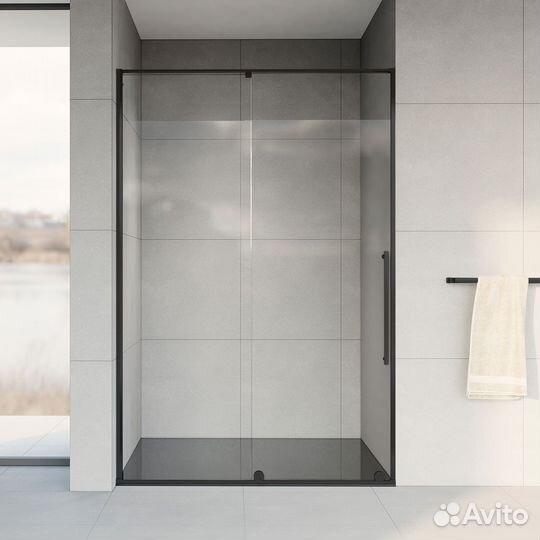 Душ. дверь Vincea 120x195 Черный vps-1a120clb