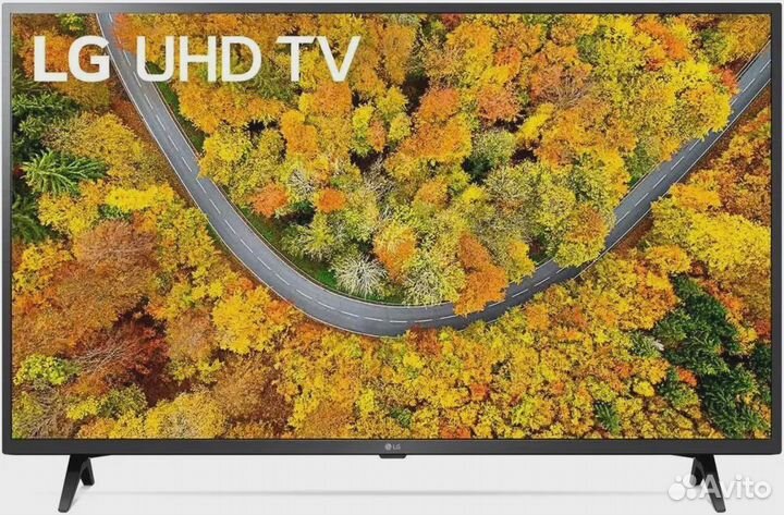 Телевизор LG 43UP76006LC черный 4K Magic пульт