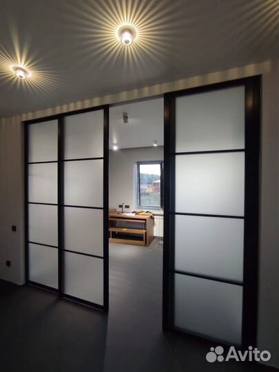 Перегородки раздвижные для зонирования комнаты