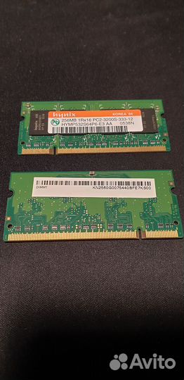 Оперативная память ddr2 sodimm 1gb