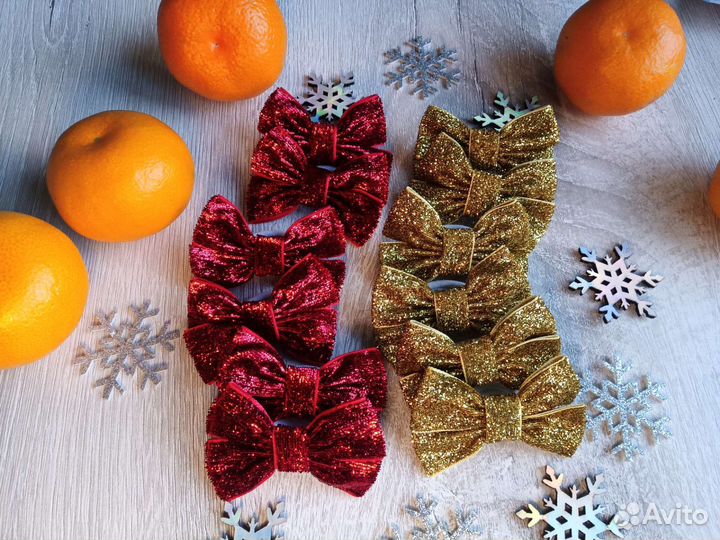 Новогодние бантики