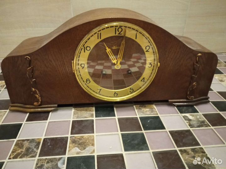 Настольные немецкие часы F hermle с боем