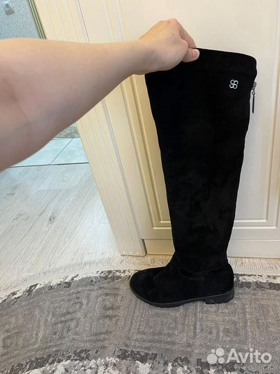 Сапоги ботфорты 38