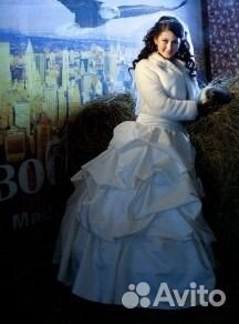 Платье свадебное молочное