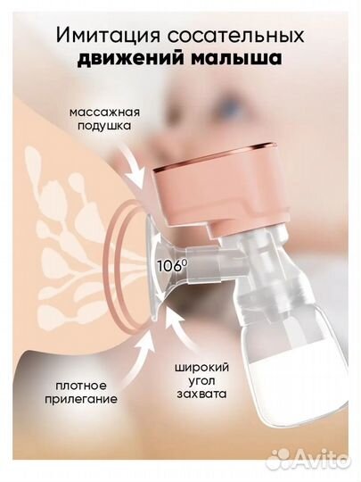 Молокоотсос электрический новый