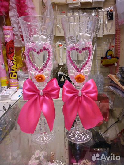 Бокалы свадебные