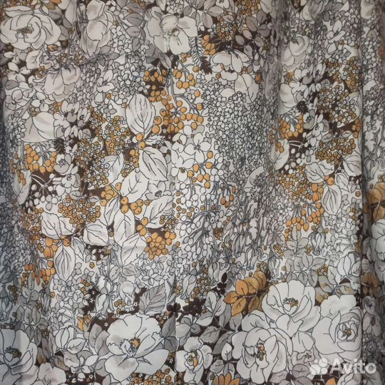 Два отреза ткани для штор СССР