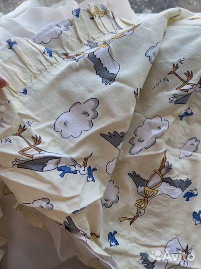 Бортики и балдахин в кроватку