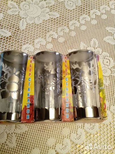 Бокалы новые