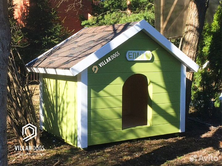 Утепленная будка для собаки с подогревом