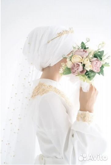 Свадебная мусульманская фата