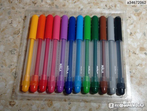Набор фломастеров 12 цветов IKEA