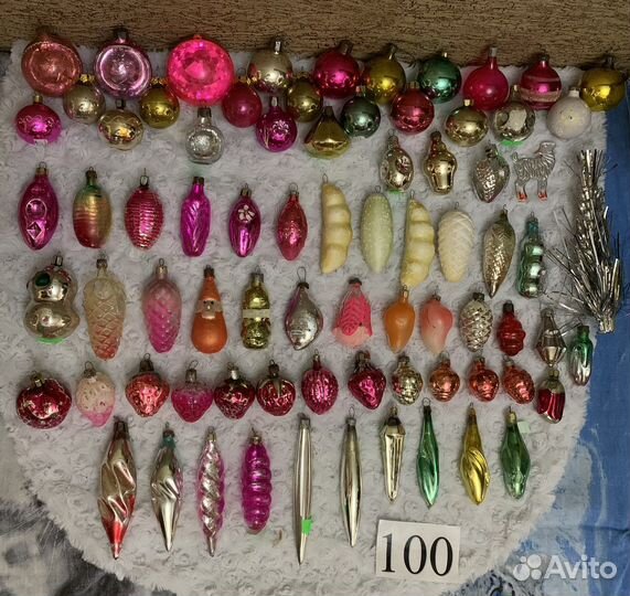 Елочные игрушки времен ссср, гдр