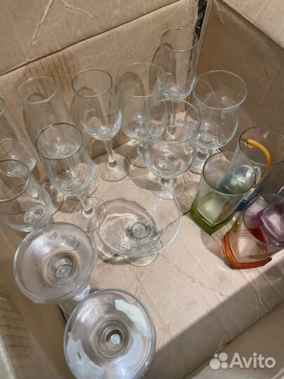 Бокалы разные