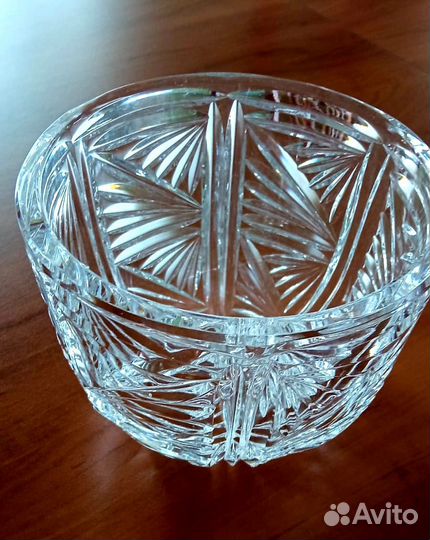 Ваза конфетница салатник хрусталь