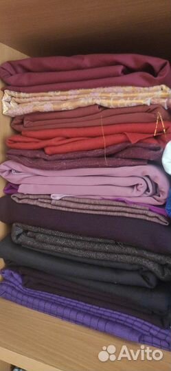 Ткани, отрезы для одежды, мебели, штор